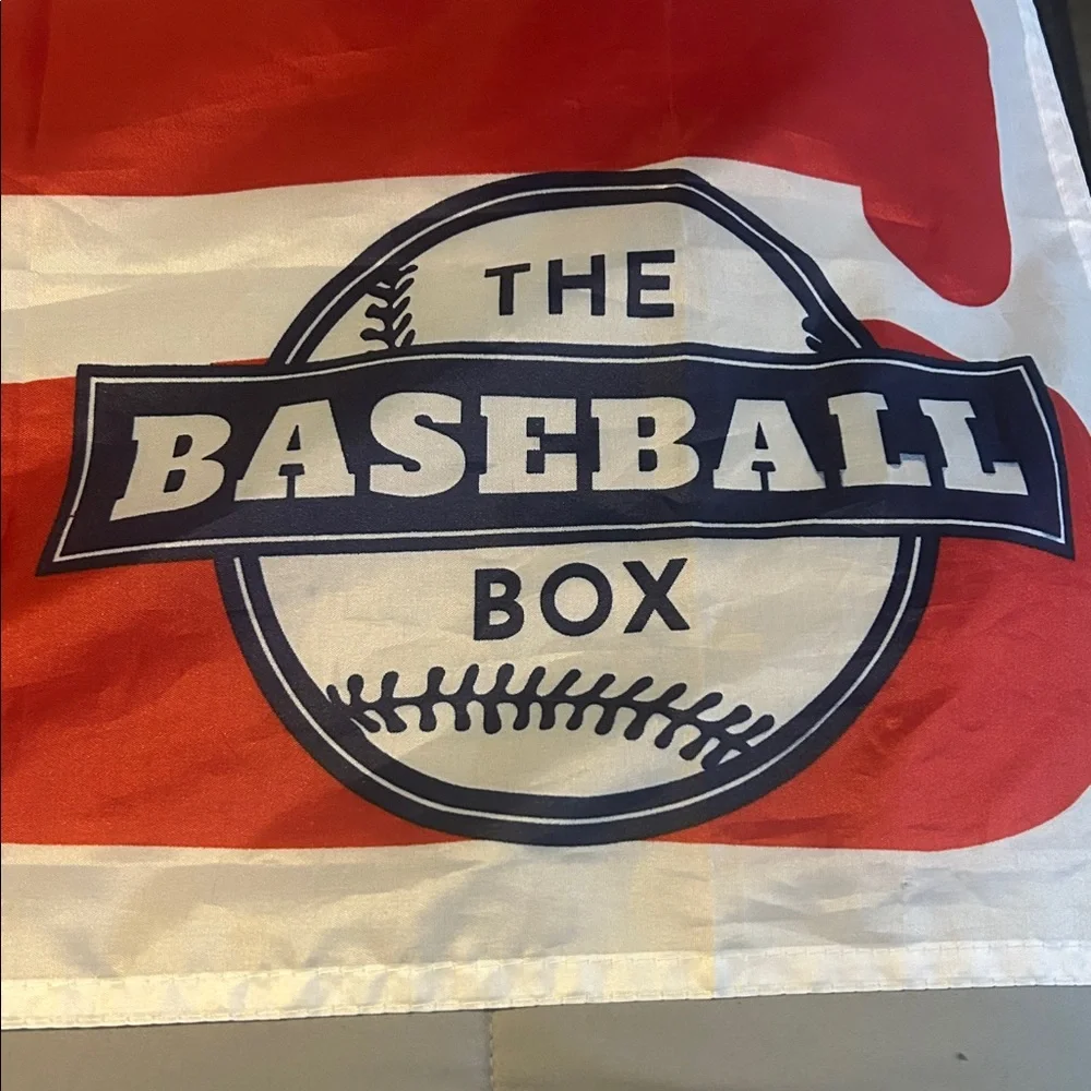 Baseball American flag